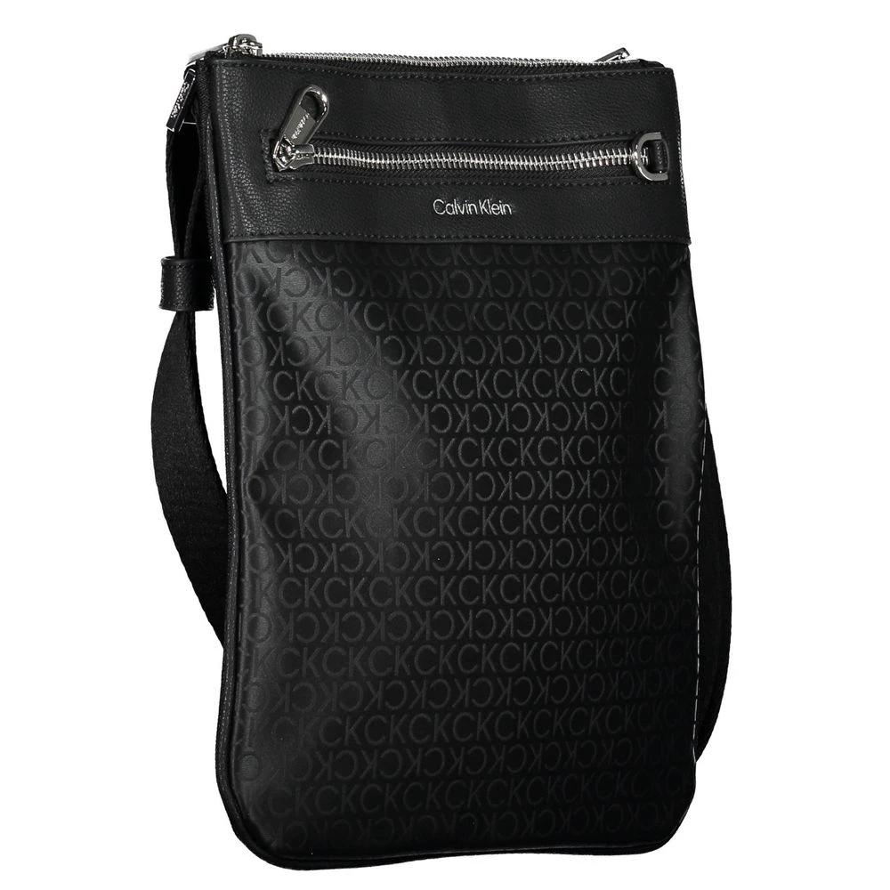 Calvin Klein Black Polyester Men's Shoulder Bag by Calvin Klein
