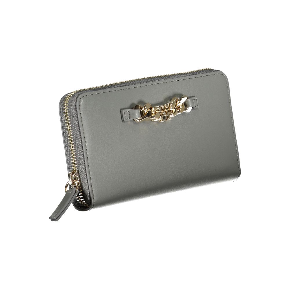Tommy Hilfiger Grigio Poliuretano Women Wallet by Tommy Hilfiger