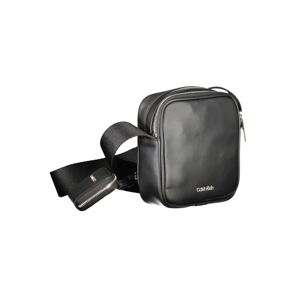 Calvin Klein Black Polyurethane Men Shoulder Bag by Calvin Klein