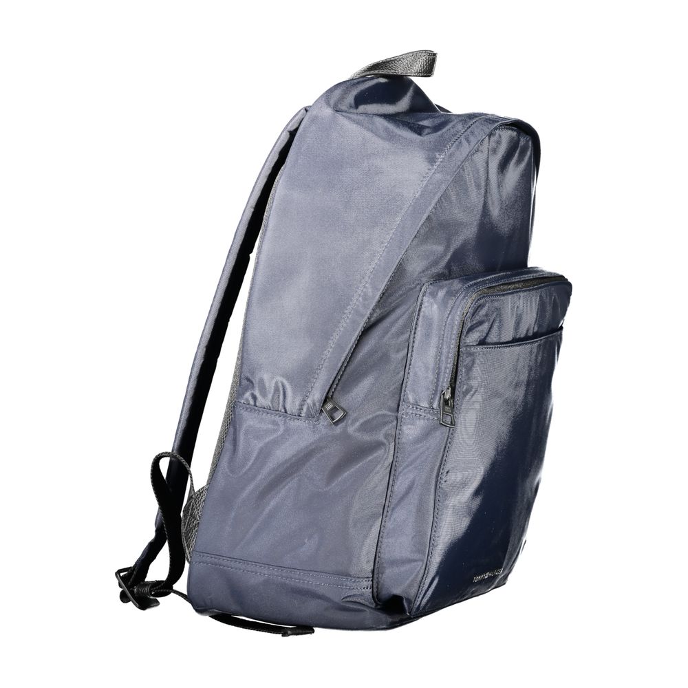 Tommy Hilfiger Blue Polyester Men Backpack by Tommy Hilfiger