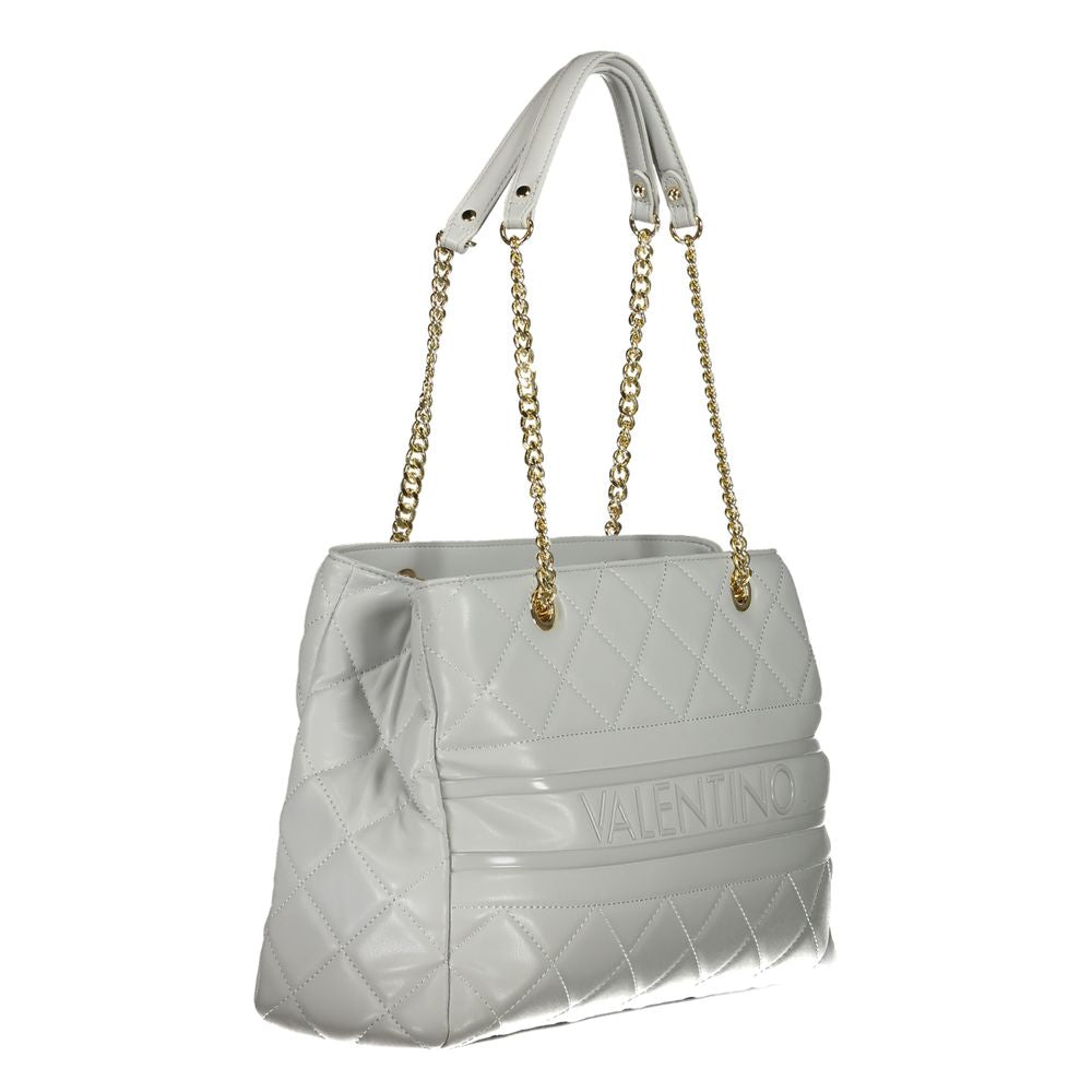 Valentino Gray Polyethylene Handbag