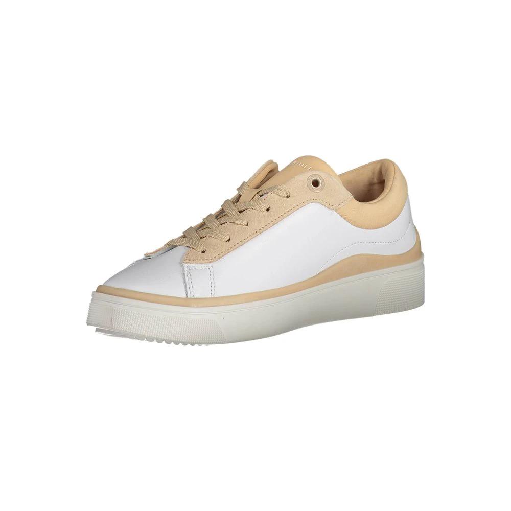Tommy Hilfiger Bianco Polyester Women Sneaker by Tommy Hilfiger