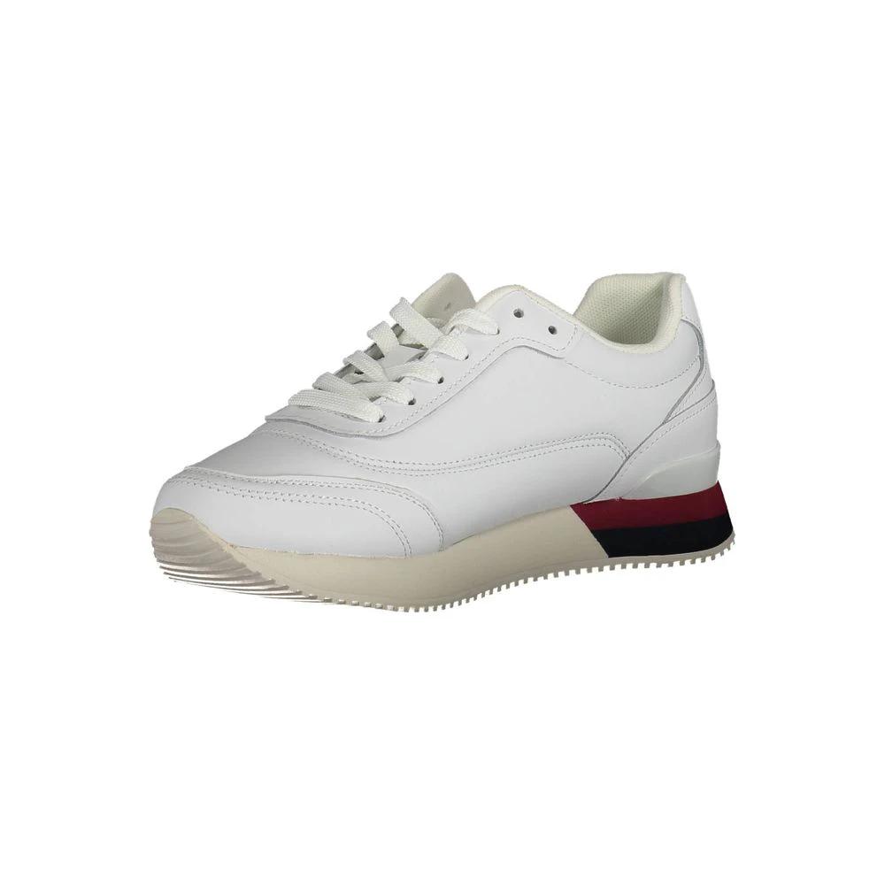 Tommy Hilfiger Bianco Pelle Women Sneaker by Tommy Hilfiger