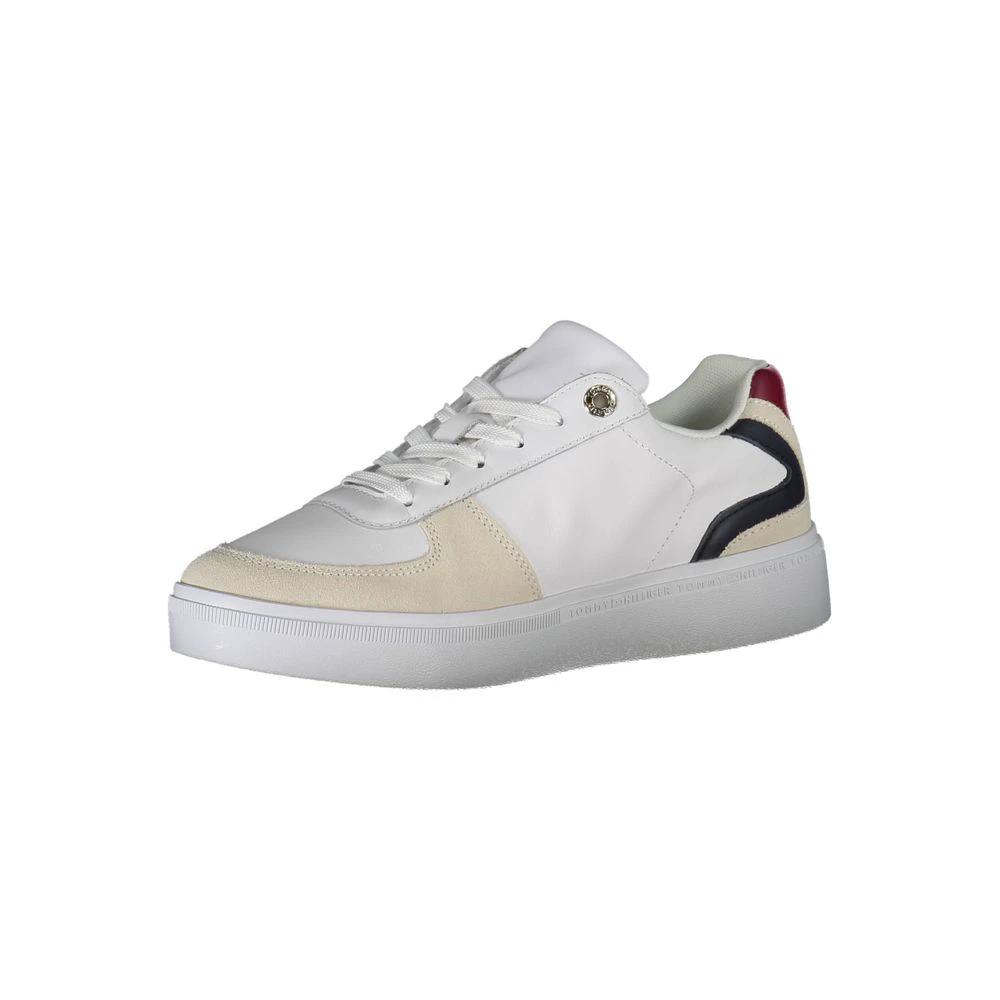 Tommy Hilfiger White Polyester Women Sneaker by Tommy Hilfiger