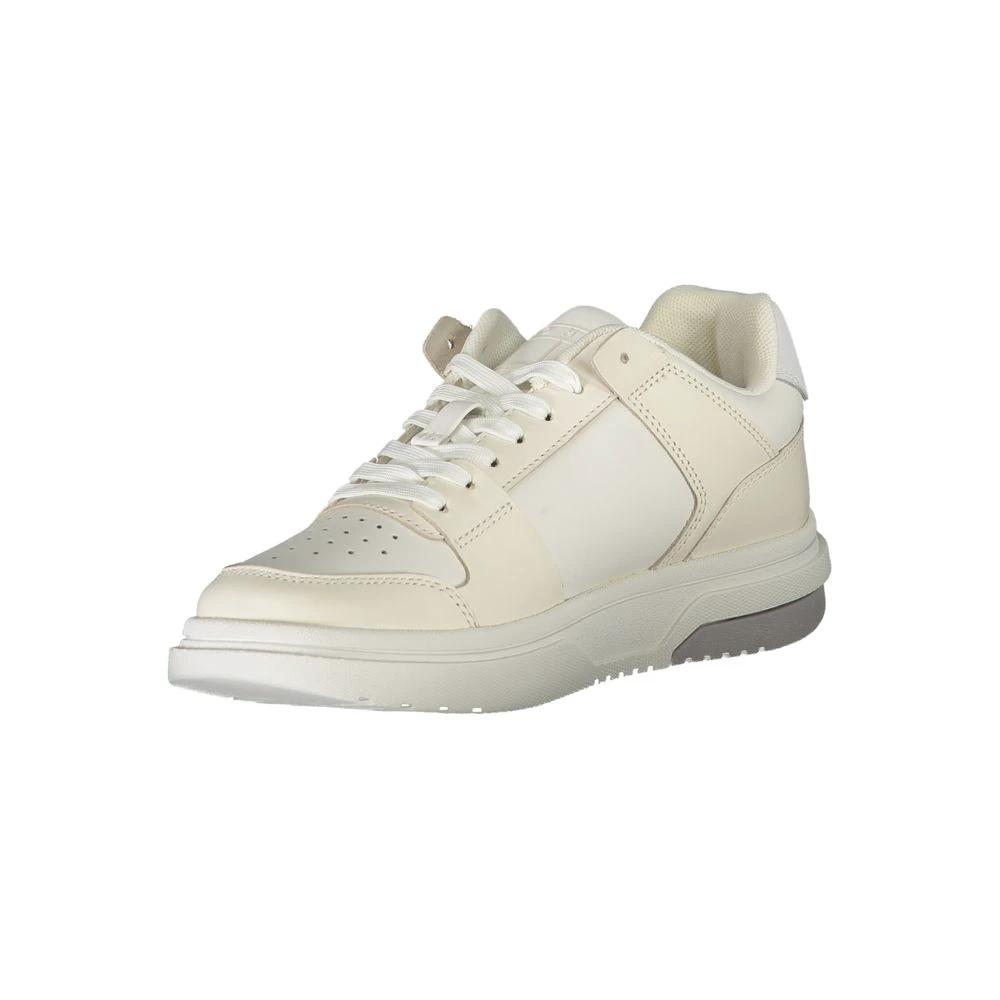 Tommy Hilfiger White Leather Women Sneaker by Tommy Hilfiger