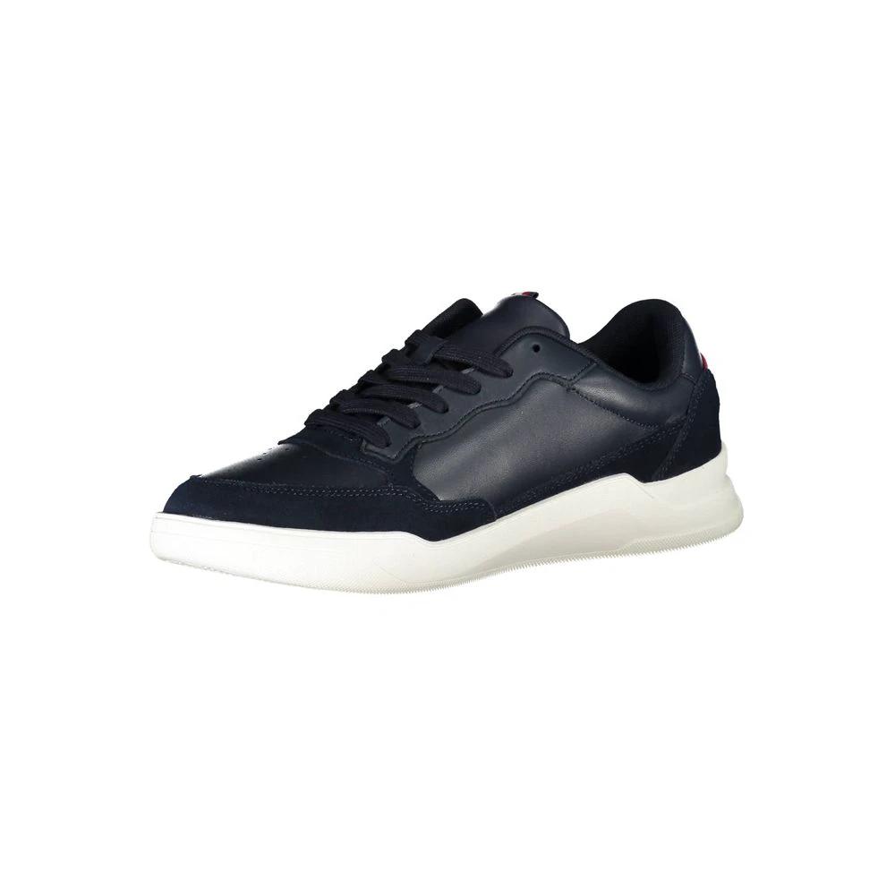 Tommy Hilfiger Blue Leather Men's Sneaker by Tommy Hilfiger