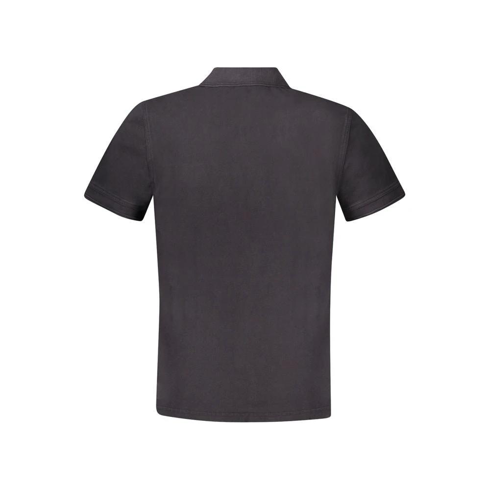Hugo Boss Black Cotton Men Polo by Hugo Boss