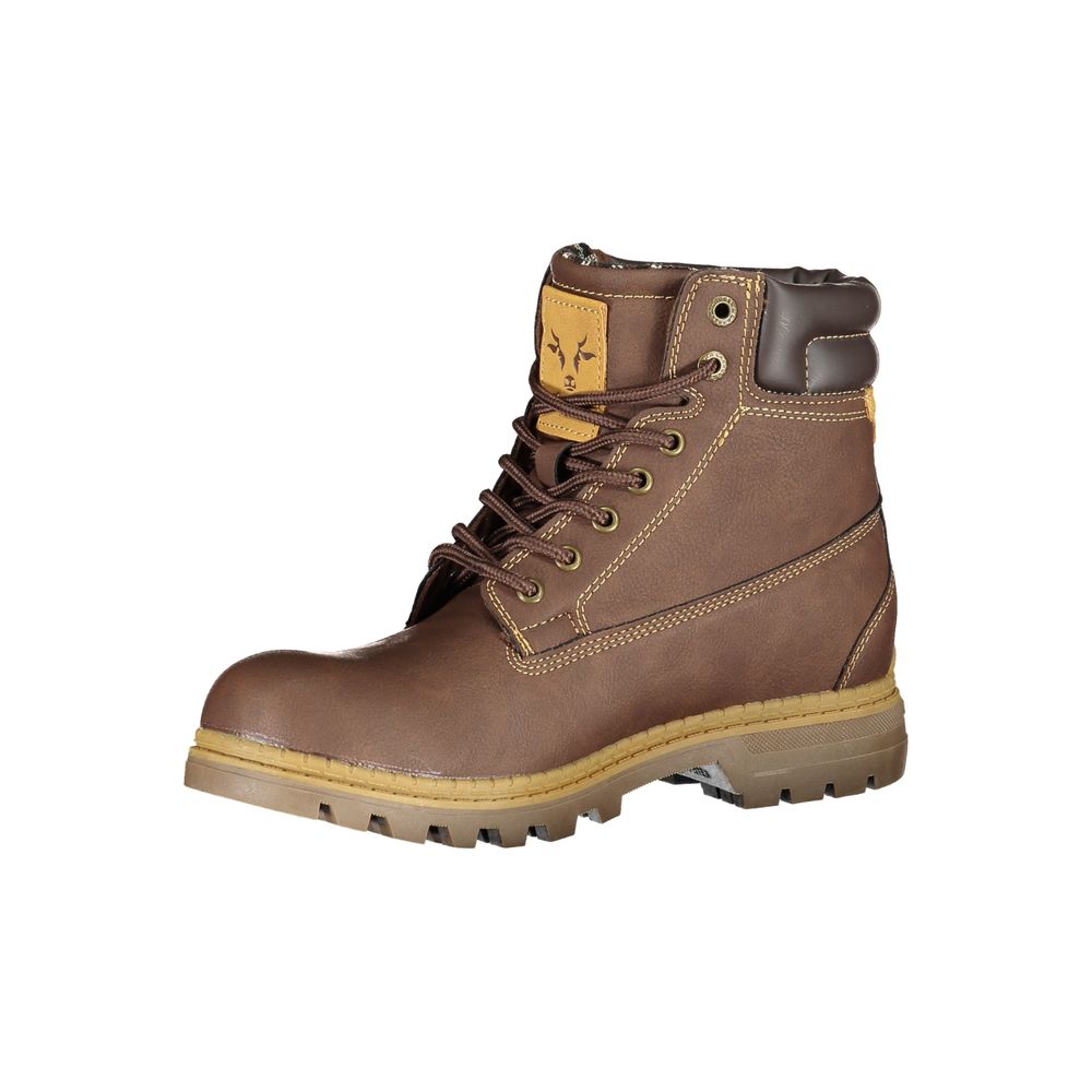 Bottes à lacets Carrera femme en polyester marron – CA-25503