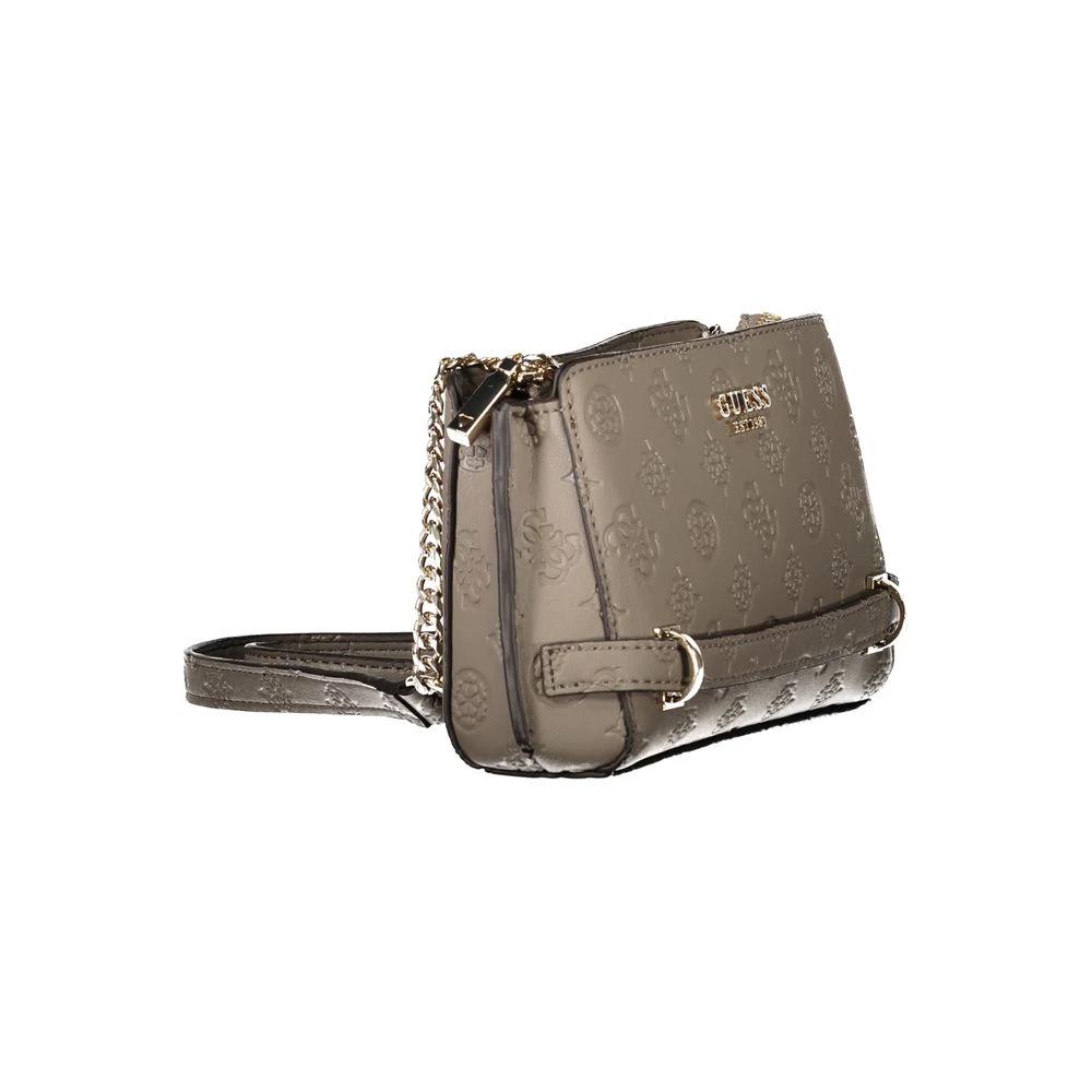 Guess Jeans Marrone Poliuretano Female Shoulder Bag by Guess Jeans