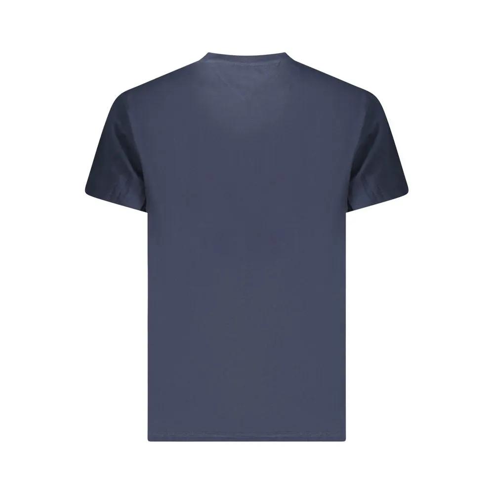 Tommy Hilfiger Blue Cotton Men's T-Shirt by Tommy Hilfiger