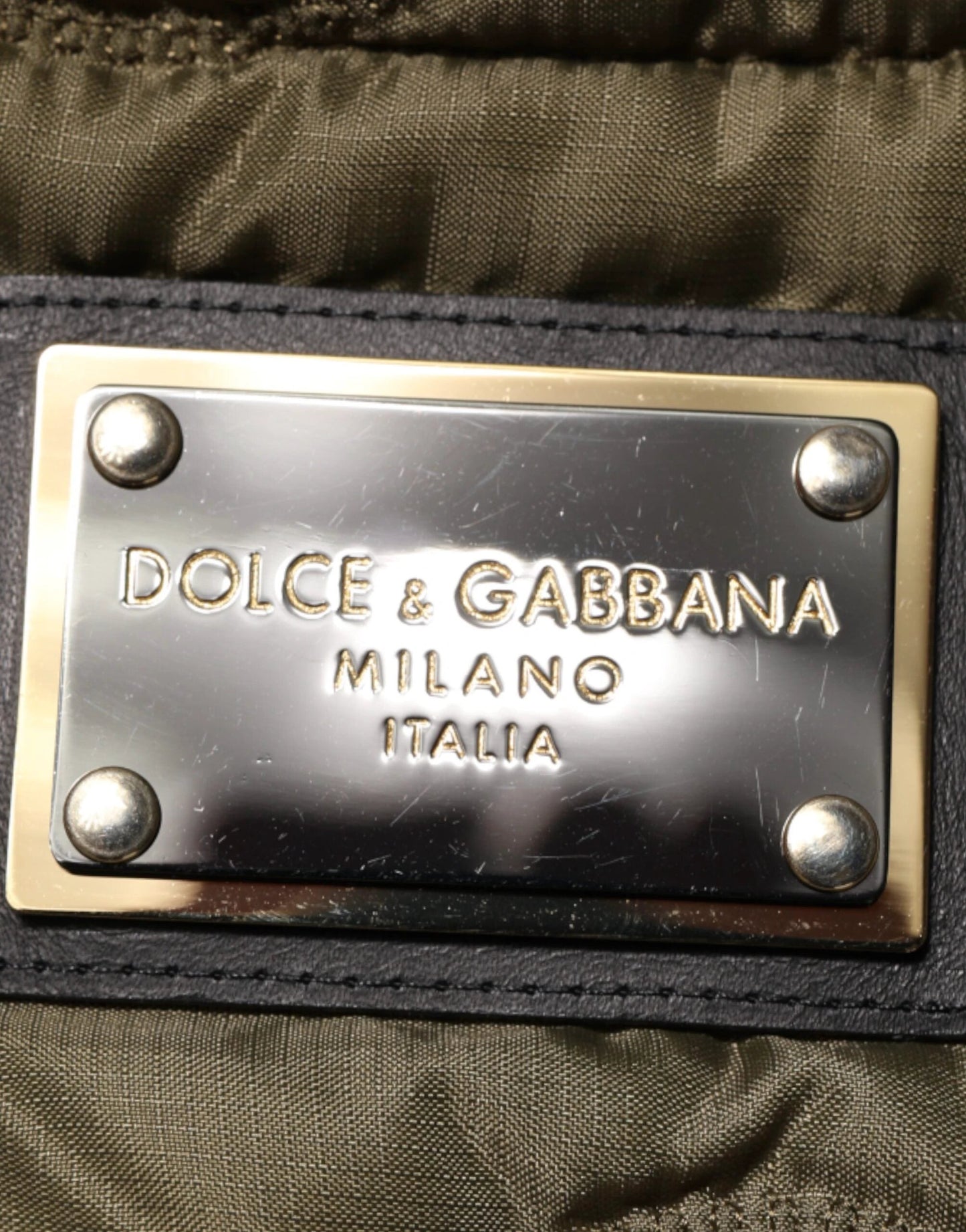 Dolce & Gabbana Multicolor Patchwork PolyesterQuilted Jacket by Dolce & Gabbana