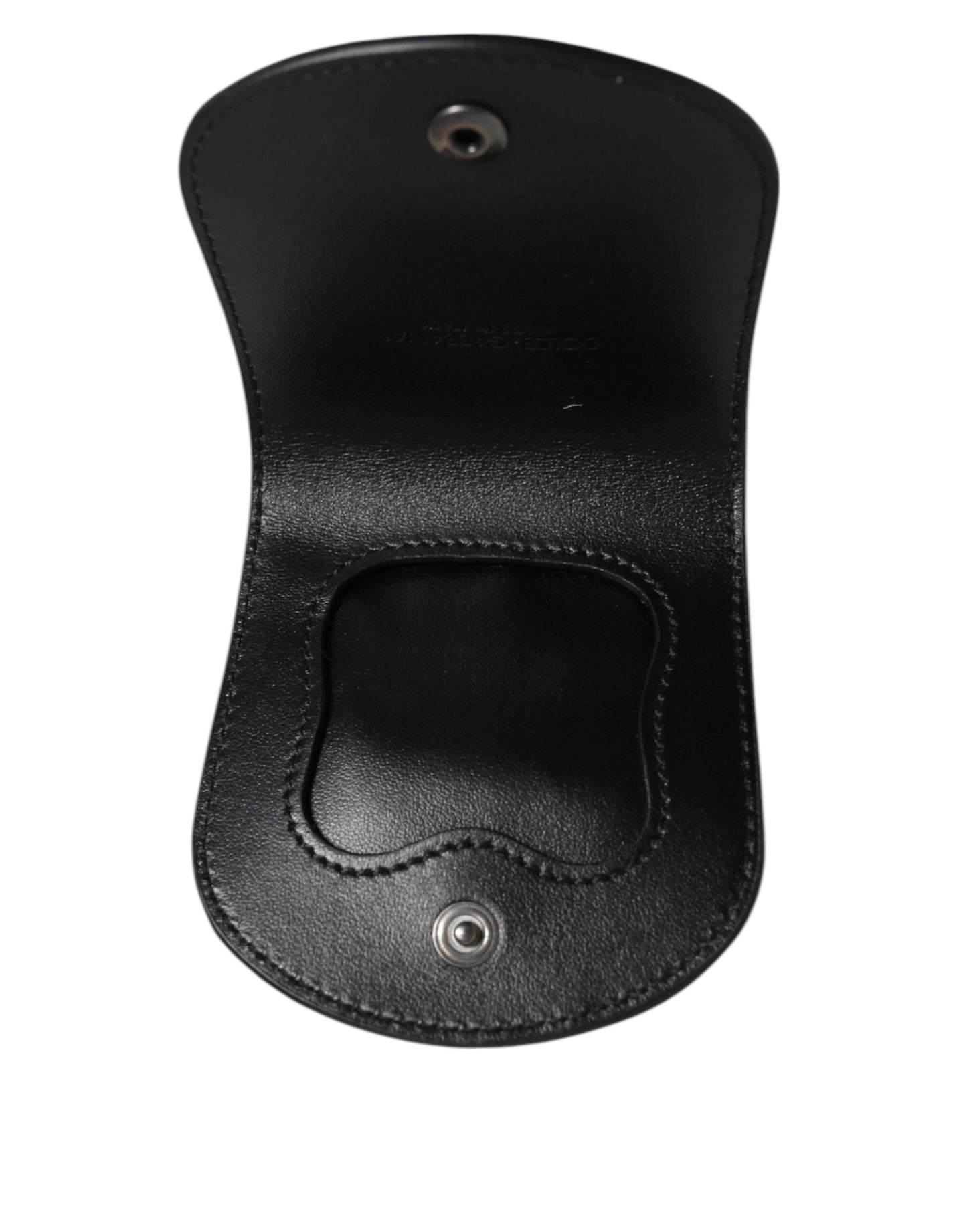Dolce & Gabbana Black Exotic Skin Coin Condom Case Holder Pocket Wallet by Dolce & Gabbana