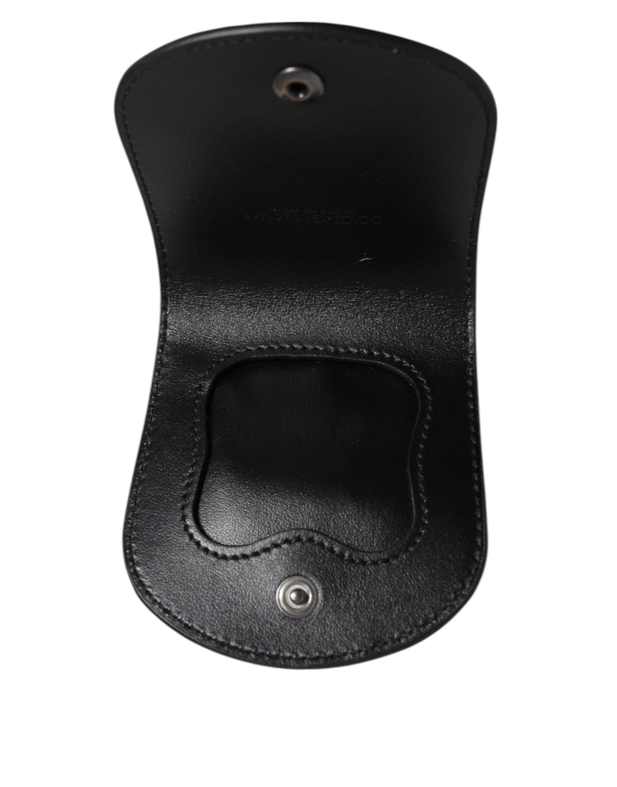 Étui à préservatif Dolce & Gabbana homme en cuir de caïman noir – SMY10708