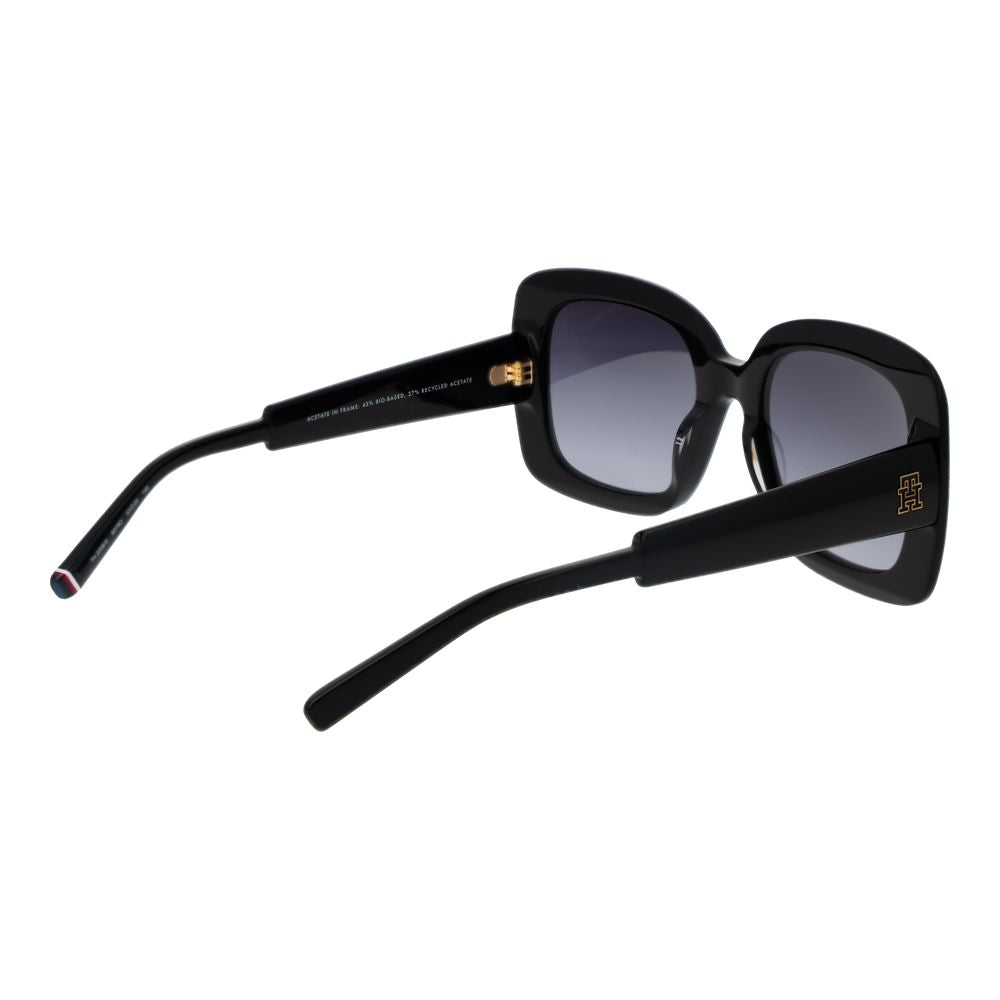 Tommy Hilfiger Black Acetate Sunglasses by Tommy Hilfiger