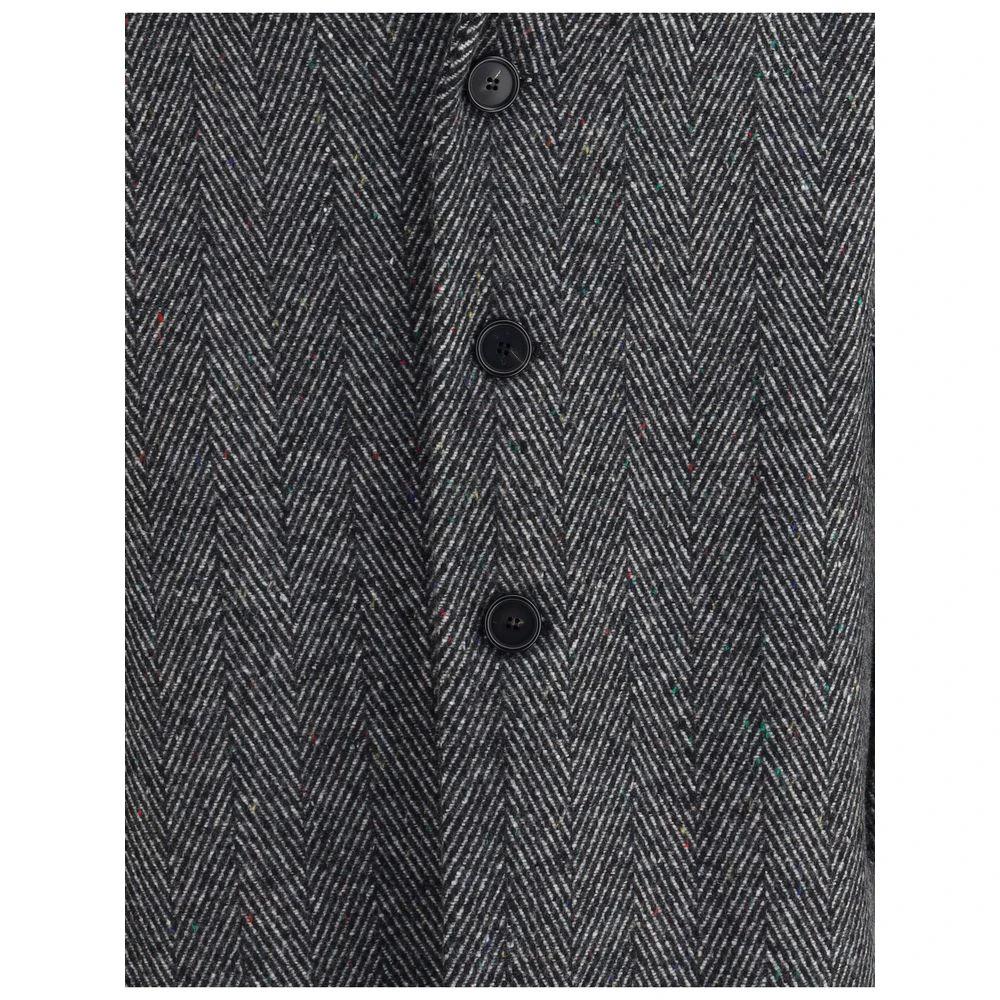 Givenchy Gray Wool Coat by Givenchy