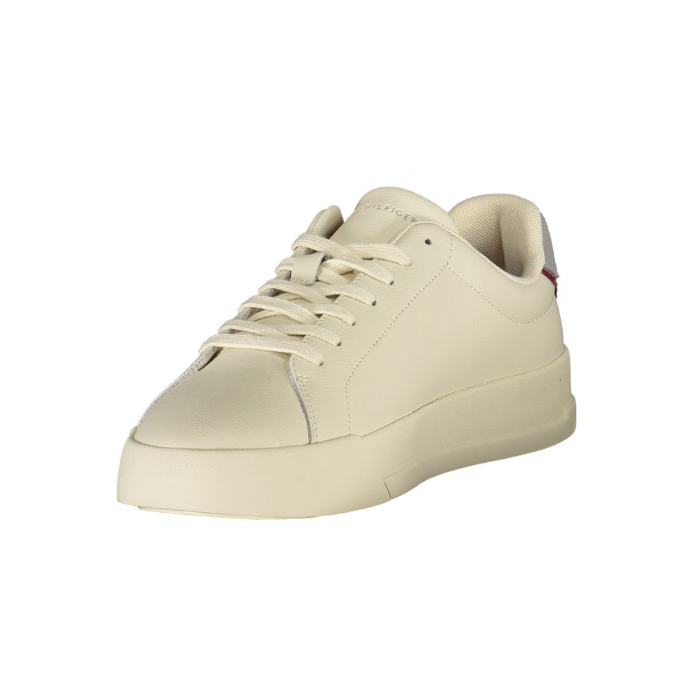 Tommy Hilfiger Beige Polyurethane Men Sneaker by Tommy Hilfiger