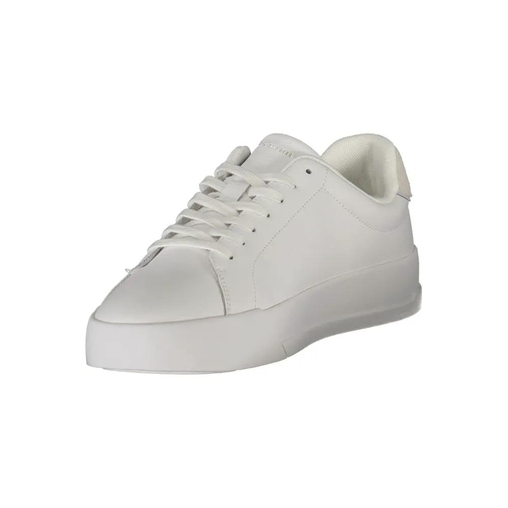 Tommy Hilfiger White Polyurethane Men Sneaker by Tommy Hilfiger