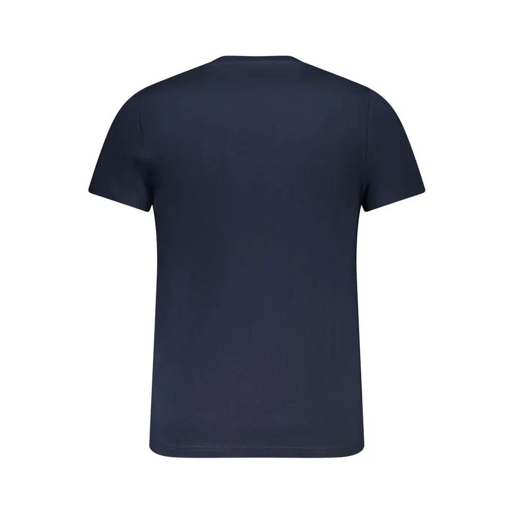 Tommy Hilfiger Blue Cotton Men T-Shirt by Tommy Hilfiger