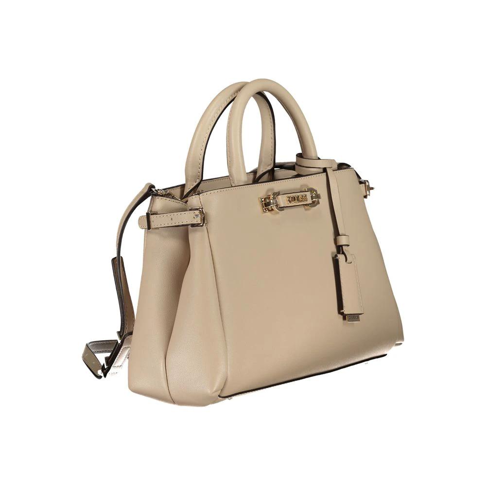 Guess Jeans Beige Polyethylene Handbag by Guess Jeans