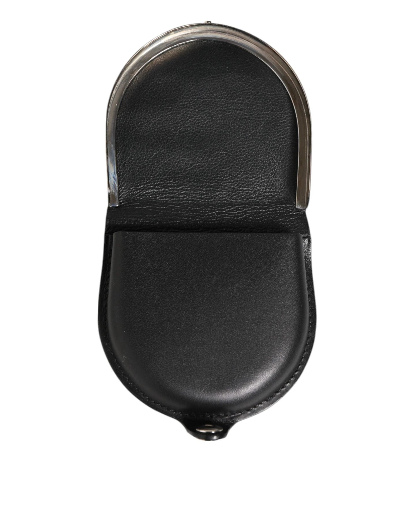 Dolce & Gabbana Black Polished Crocodile Leather Mens Coin Purse Wallet by Dolce & Gabbana