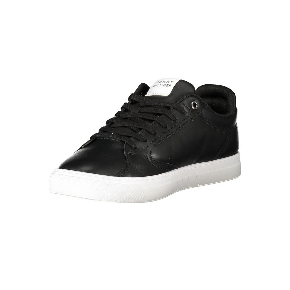 Tommy Hilfiger Black Polyester Men Sneaker by Tommy Hilfiger