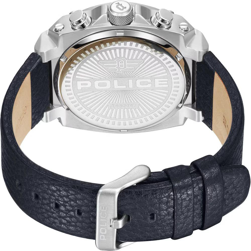 Police Blue Leather Dress Watch by Police