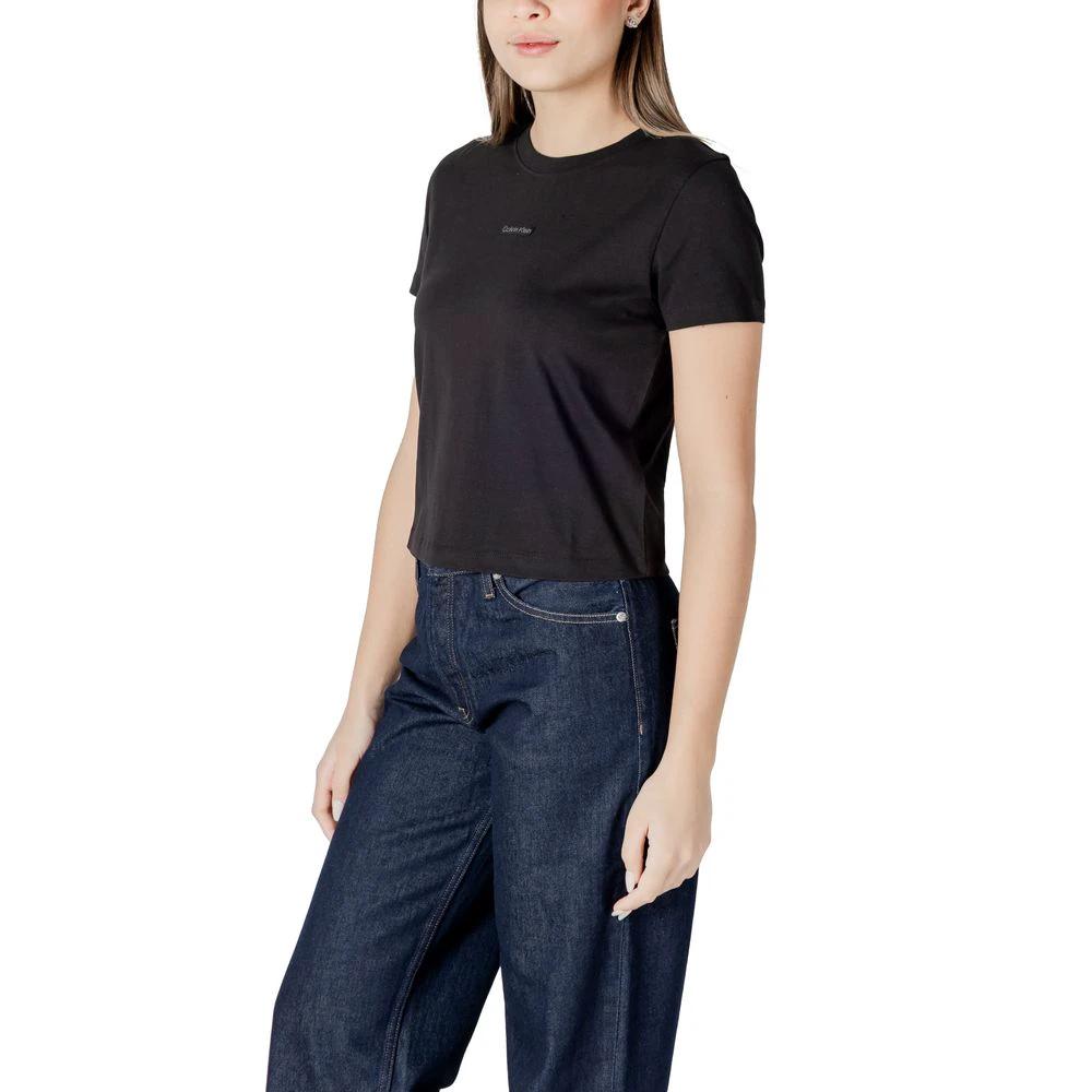 Calvin Klein Jeans Black Recycled Cotton Sportswear by Calvin Klein Jeans