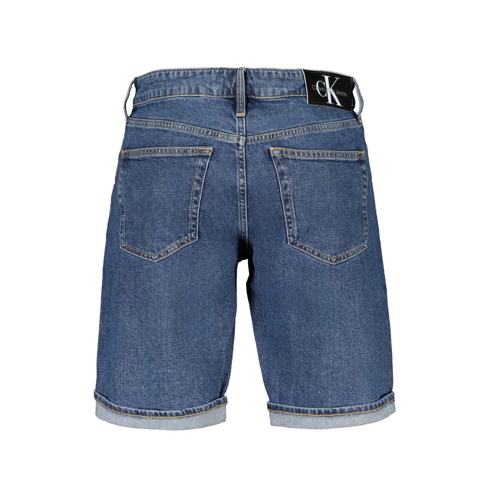 Short en jean Calvin Klein homme en coton bleu – CA-29492