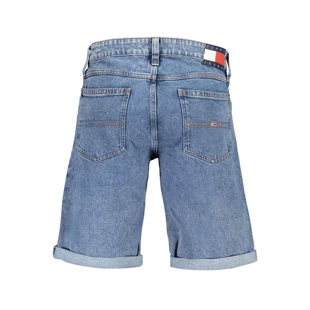 Tommy Hilfiger Blue Organic Cotton Men Short by Tommy Hilfiger