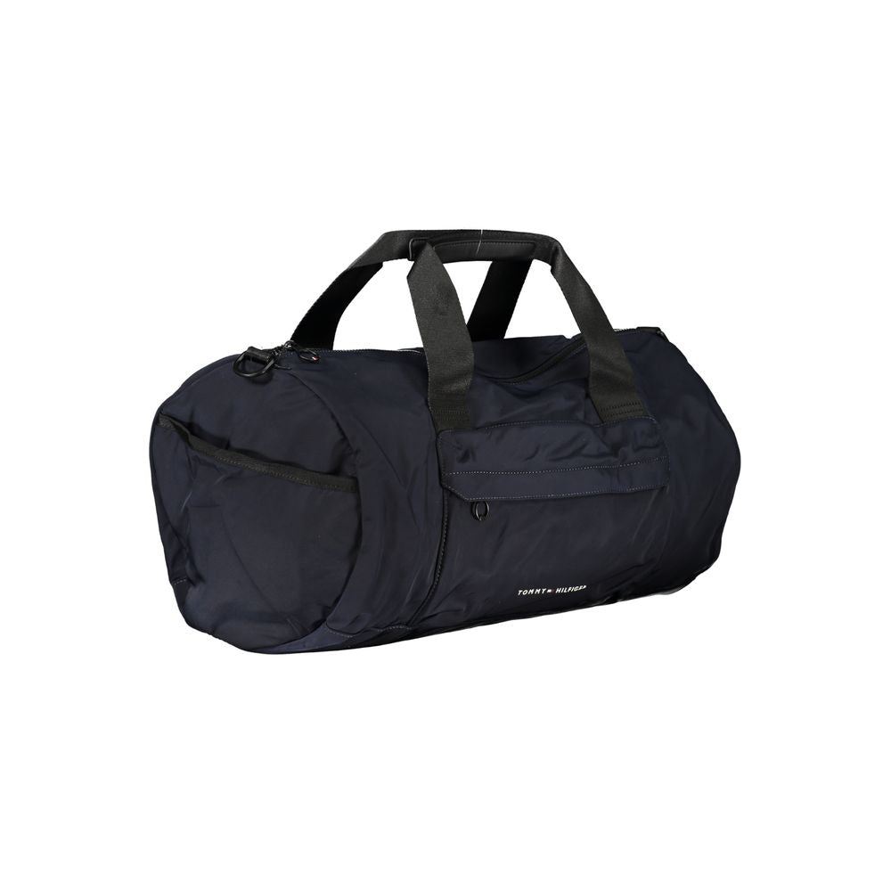 Tommy Hilfiger Blue Polyester Men's Bag with Adjustable Shoulder Strap by Tommy Hilfiger