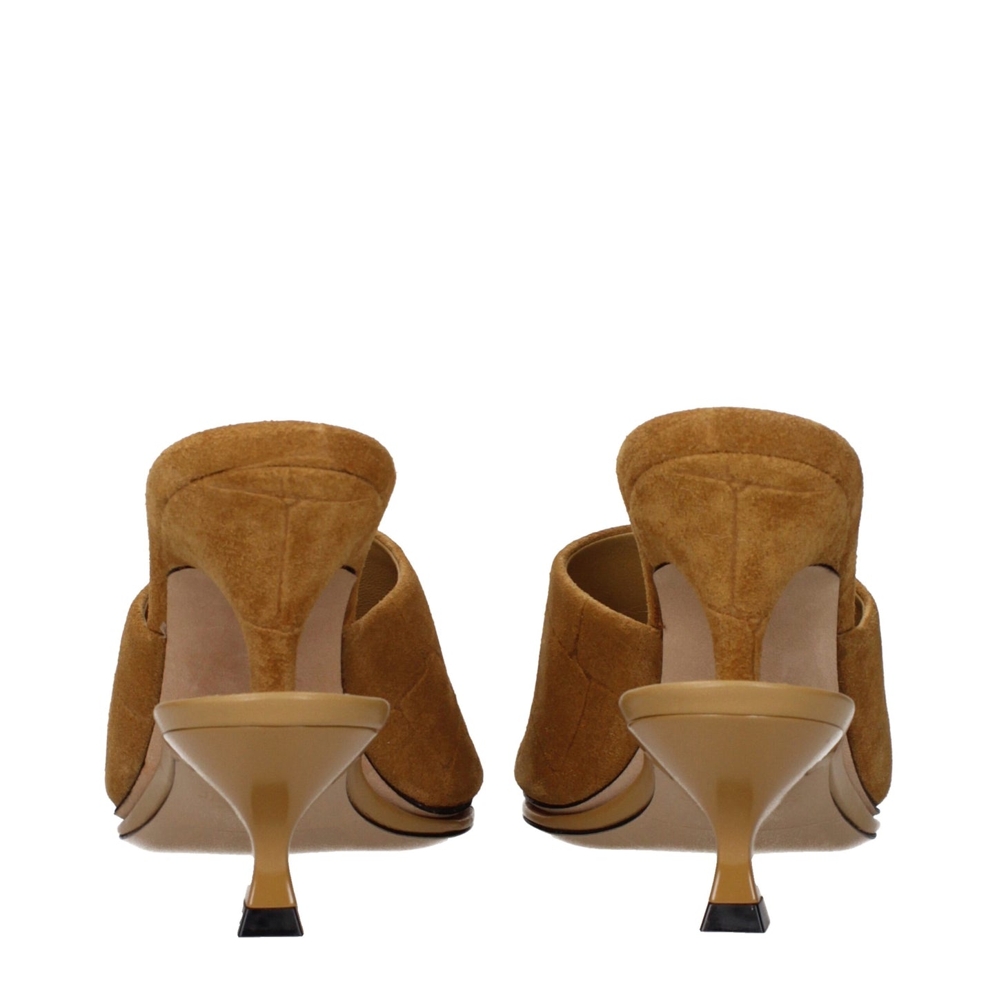 Jacquemus – Sandales à Talon Aiguille en Suède Marron | Made in Italy | Femme