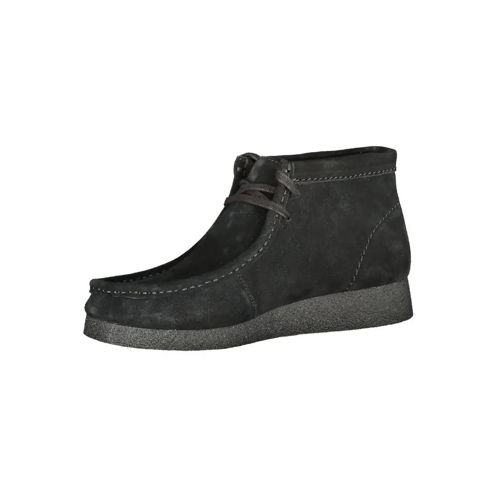 Clarks Nero Leather Men Sneaker by Clarks
