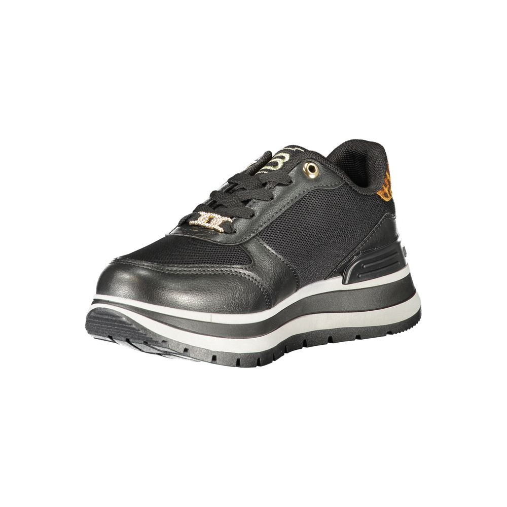 Laura Biagiotti Black Polyester Women Sneaker
