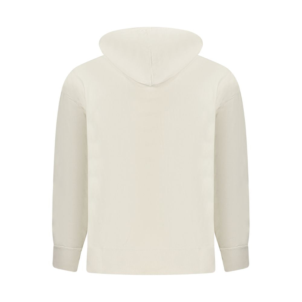 Sweat com capuz Calvin Klein para homem em algodão bege – CA-40540