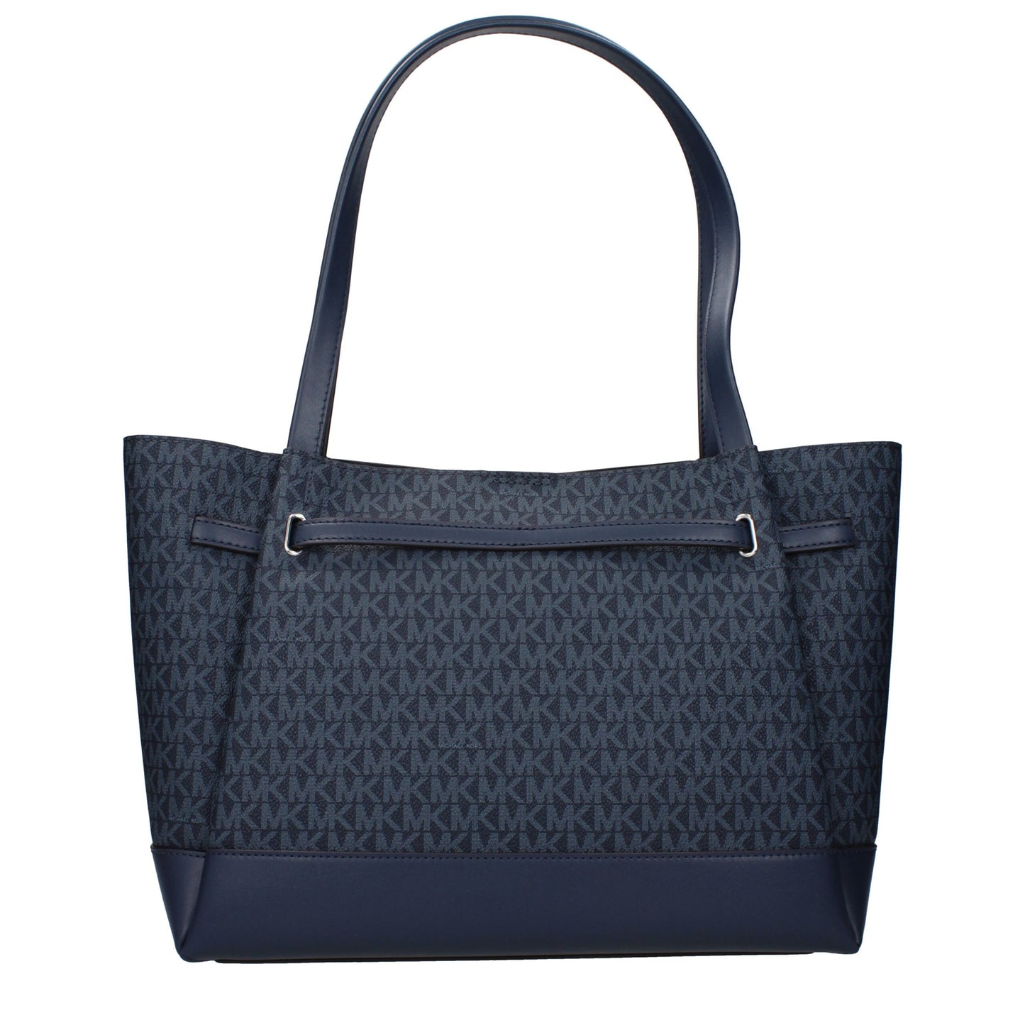 Michael Kors – Sac Bandoulière Tissu Bleu Admiral Logo MK