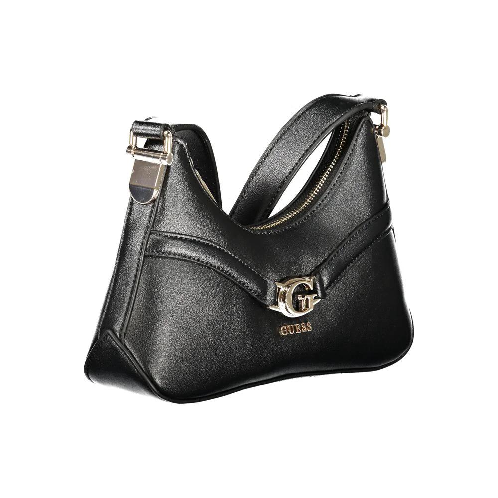 Guess Jeans Nero Poliuretano Women Shoulder Bag by Guess Jeans