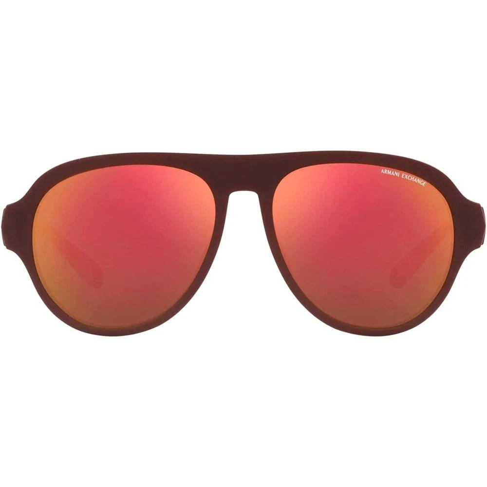 Armani Exchange Brown Acetate Sunglasses by Armani Exchange