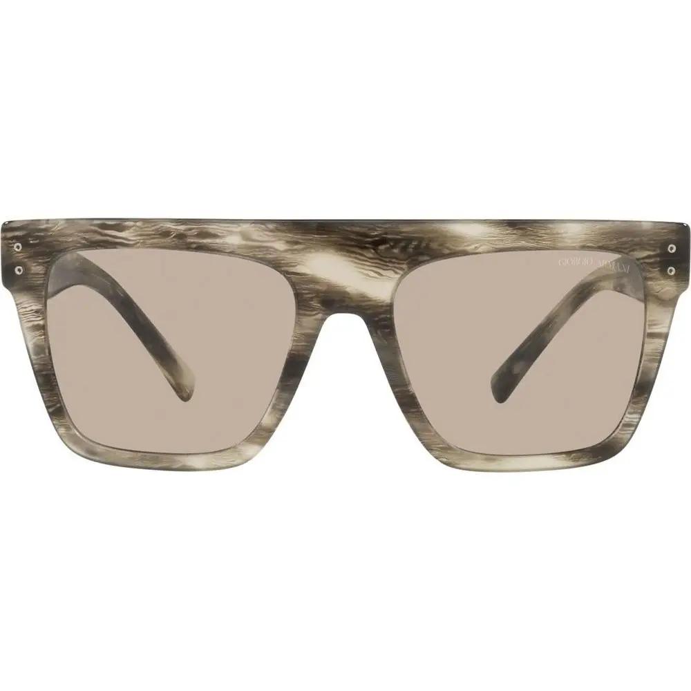 Giorgio Armani Brown Acetate Sunglasses by Giorgio Armani