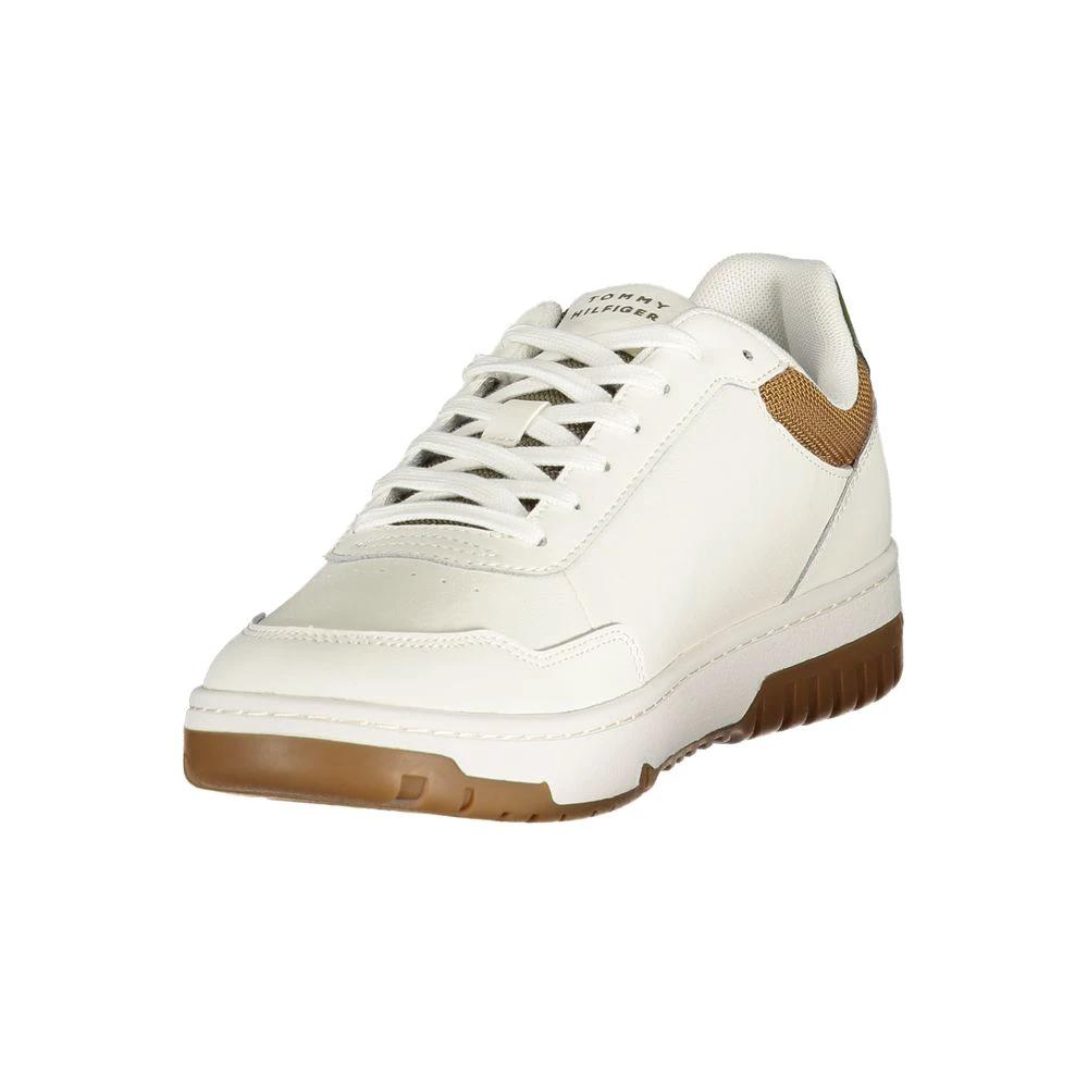 Tommy Hilfiger Bianco Poliuretano Men Sneaker by Tommy Hilfiger