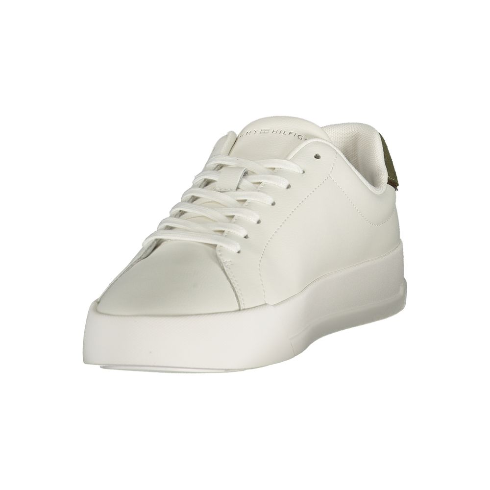 Tommy Hilfiger White Polyurethane Men Sneaker by Tommy Hilfiger