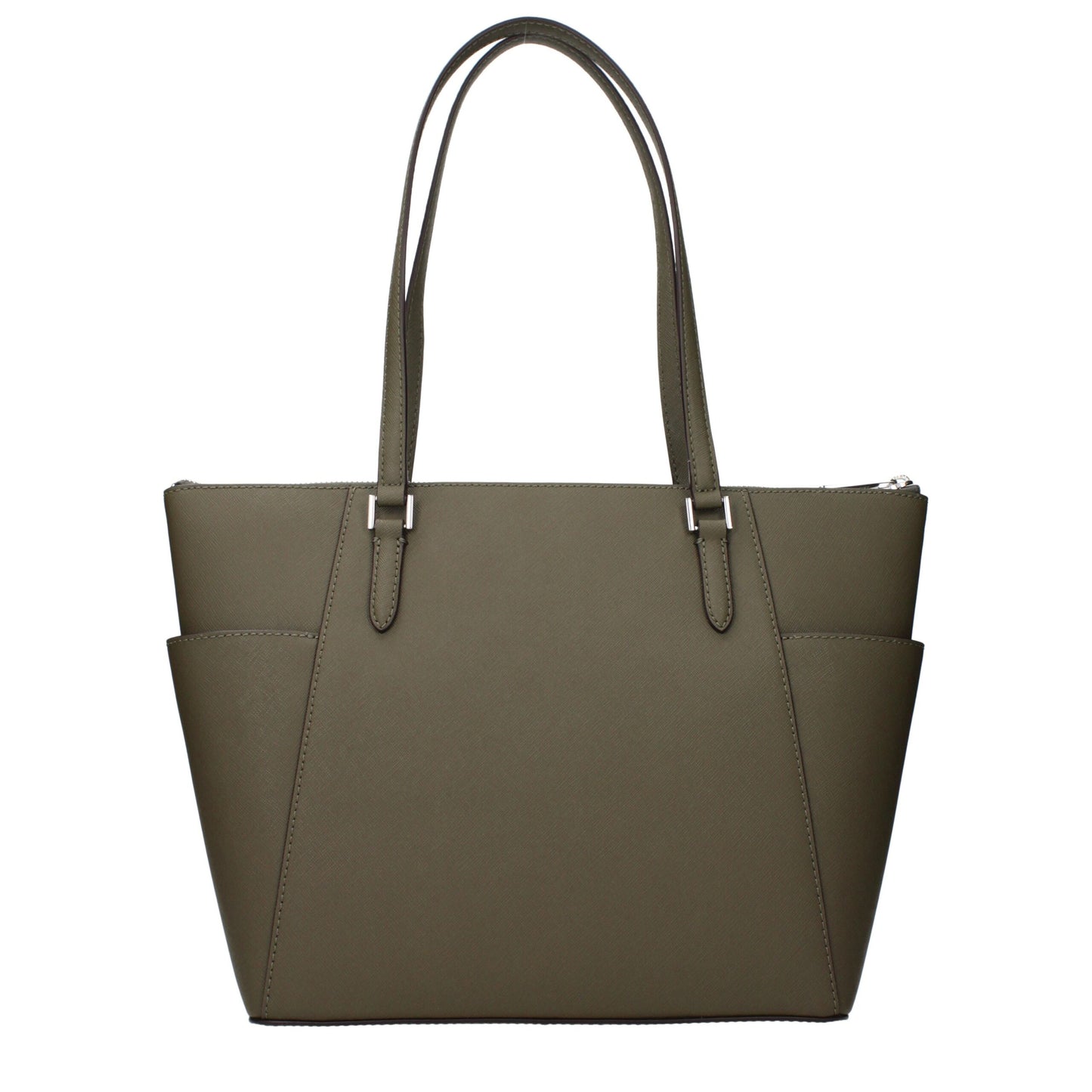Michael Kors Green Leather Shoulder Bag by Michael Kors