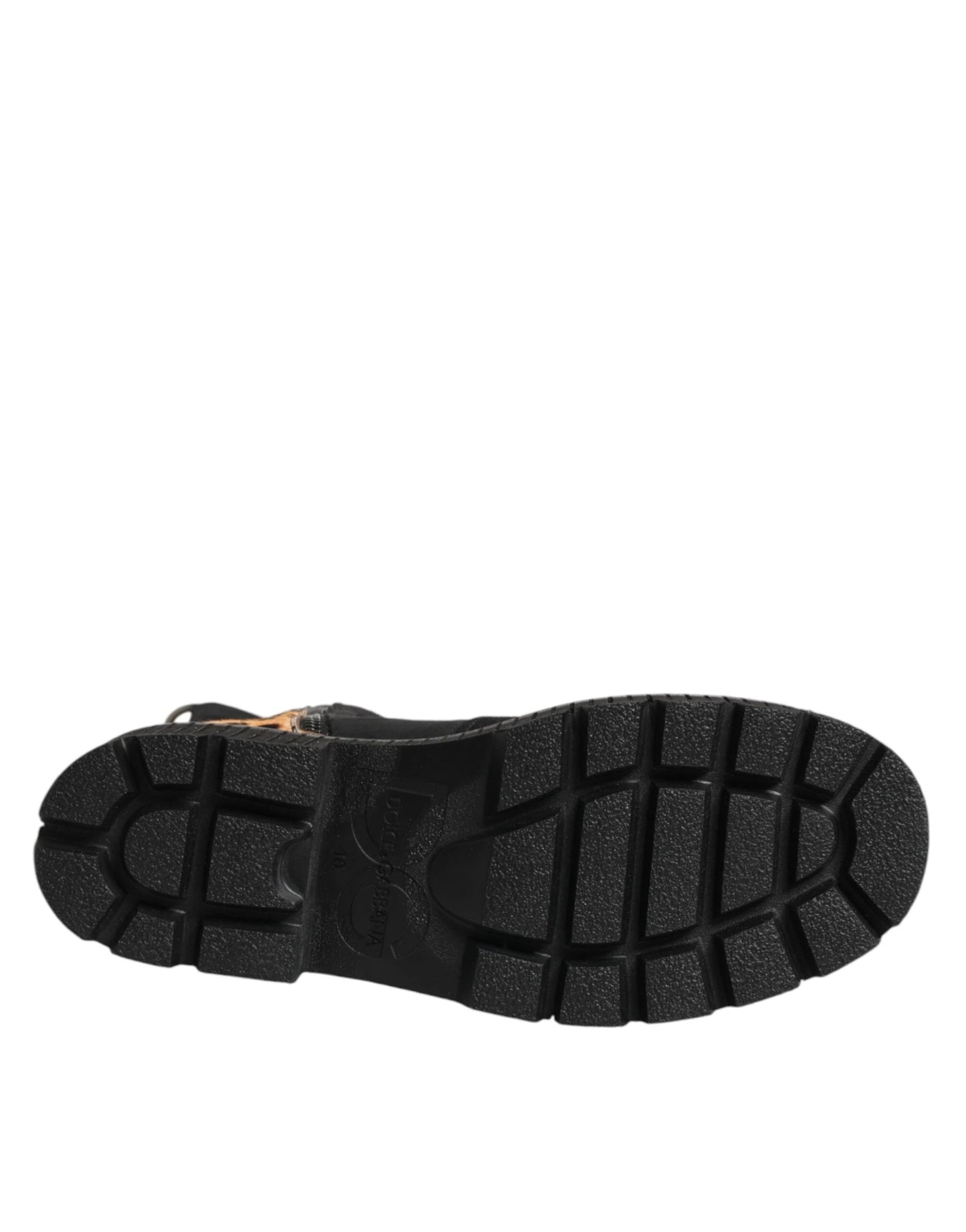 Dolce & Gabbana Multicolor Leopard Mid Calf Boots Shoes by Dolce & Gabbana