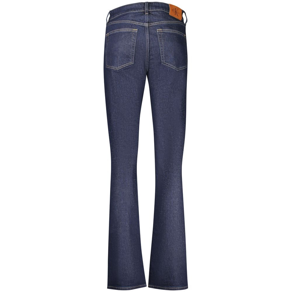 Jean Calvin Klein femme bootcut en coton bleu – CA-41058