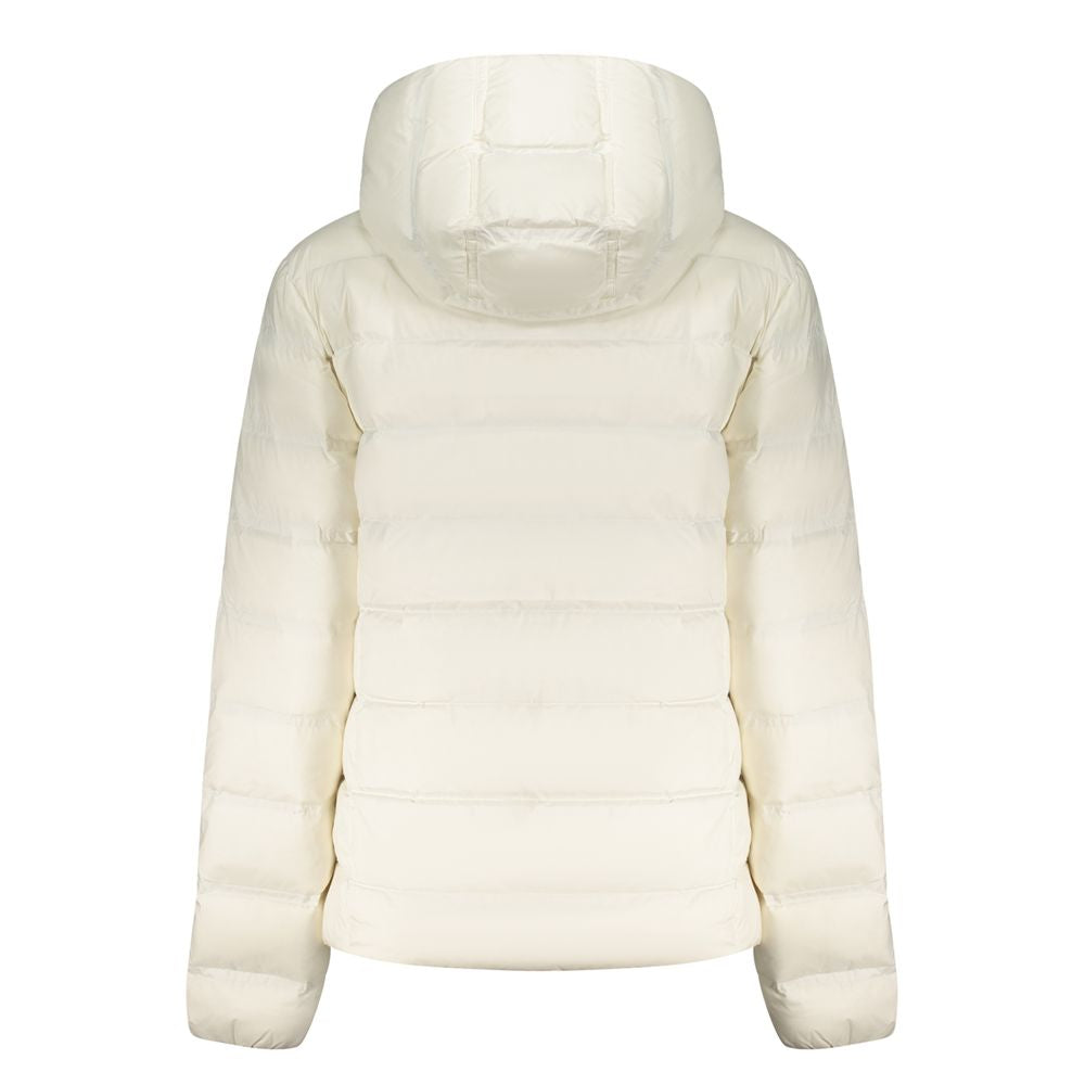 Veste coupe-vent Tommy Hilfiger femme à capuche en polyester blanc – TO-41209