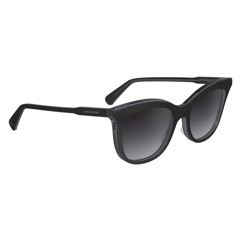 Longchamp Black Acetate Sunglasses by Longchamp