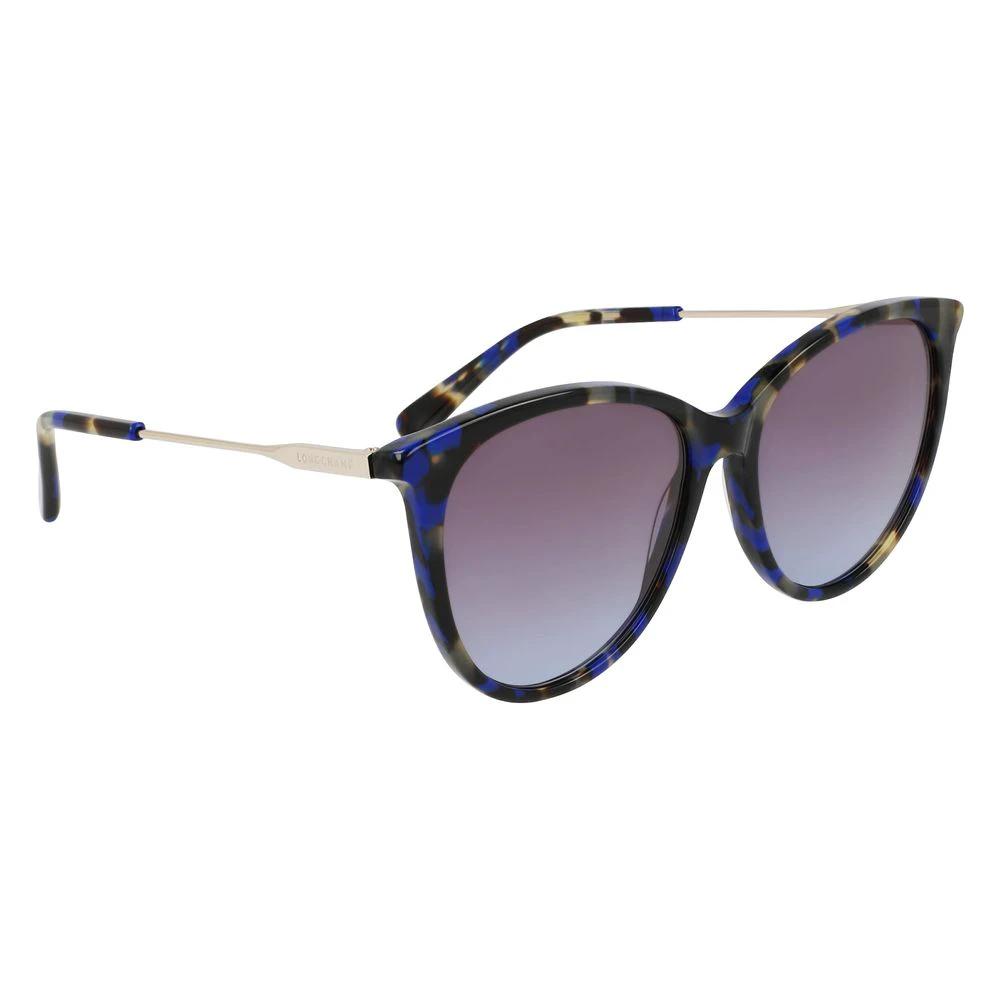 Longchamp Blue Acetate Sunglasses by Longchamp