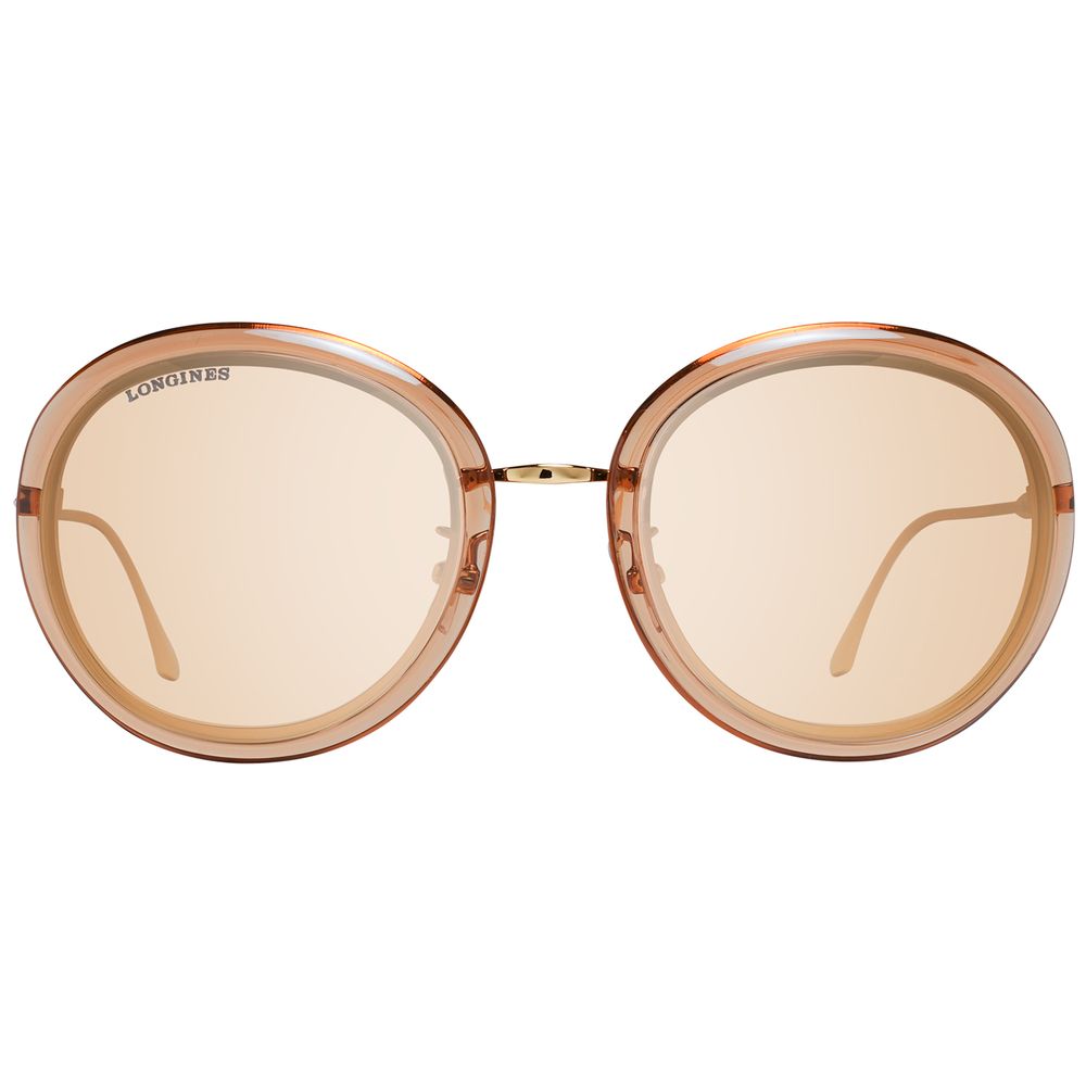 Longines Lunettes de Soleil Métal Brun Clair pour Femmes Élégance Intemporelle et Fonctionnalité Moderne