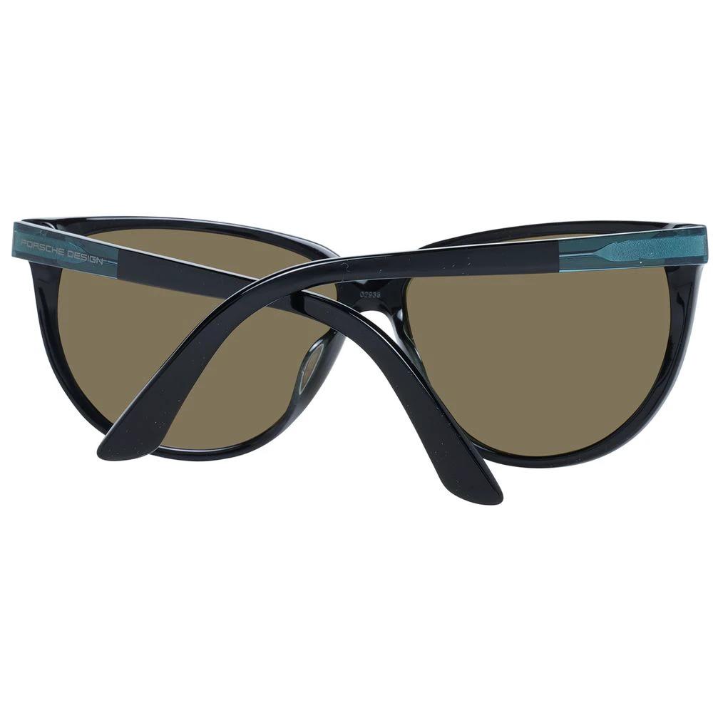Porsche Design Black Acetate Sunglasses by Porsche Design