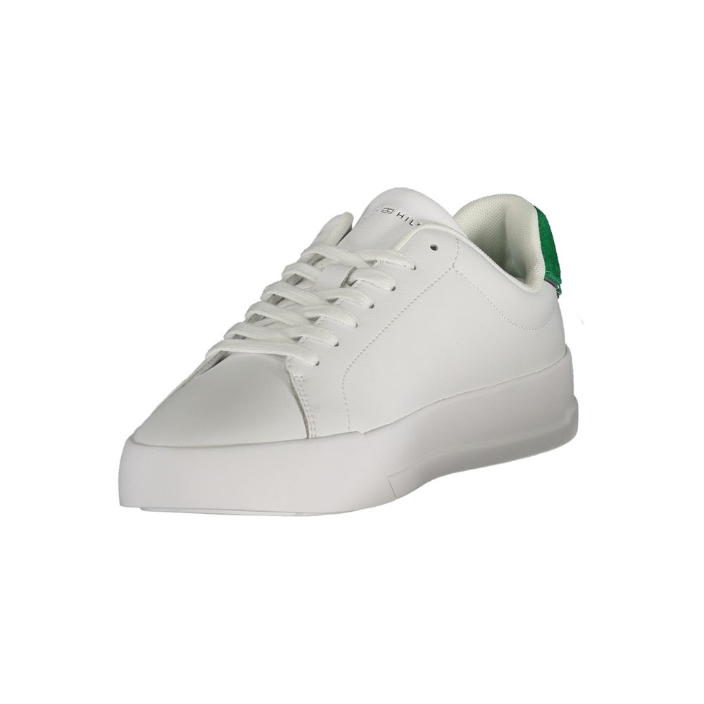 Tommy Hilfiger White Polyurethane Men Sneaker by Tommy Hilfiger