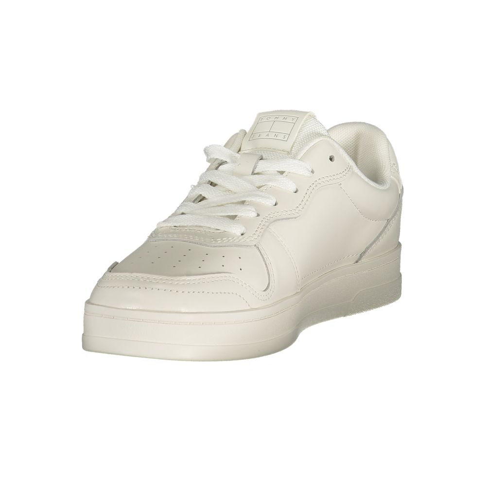 Tommy Hilfiger Bianco Poliuretano Women Sneaker by Tommy Hilfiger